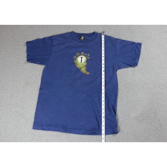 Vintage Taz T Shirt INSANE Tornado Small Multi Double Sided Single Stitch - Picture 6 of 6
